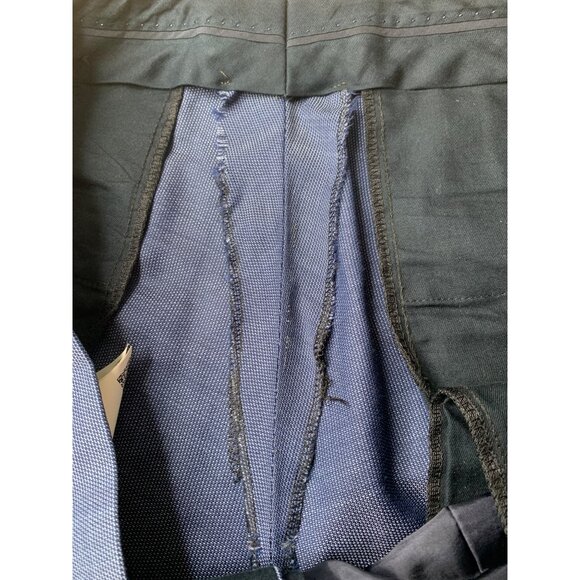 Hugo Boss Genius 2 Mens Slim Fit Stretch Wool Dress Pants 38 x 33.5 Blue RR10728 - Picture 5 of 14